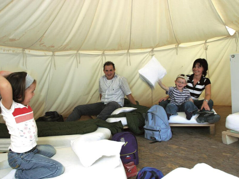 Tipi-Zelte im Europa-Park