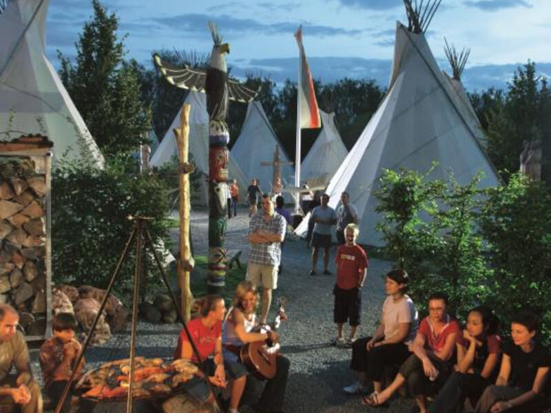 Tipi-Zelte im Europa-Park