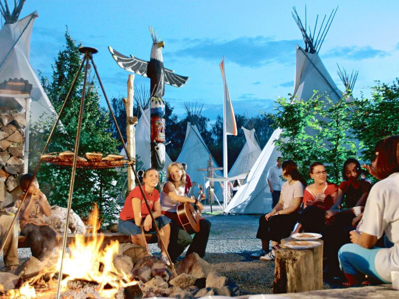 Tipi-Zelte im Europa-Park