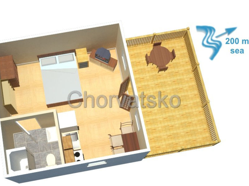 Apartmány Hortenzija