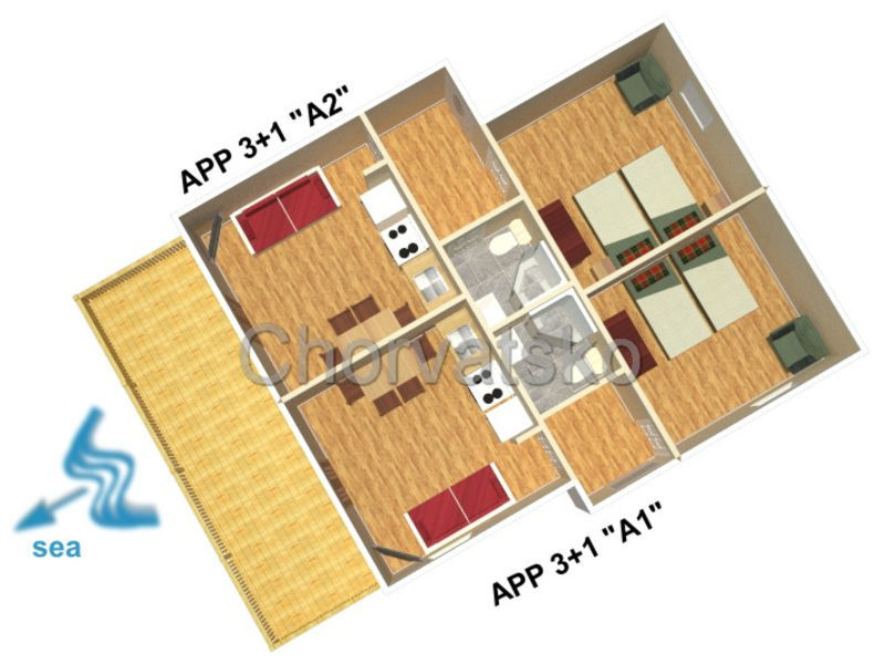 Apartmány Lilie