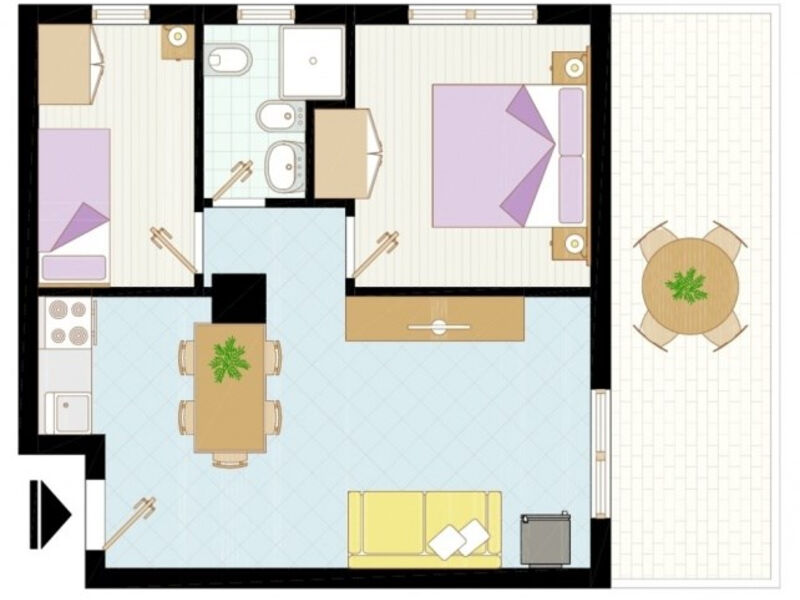 Apartmány Tonin A & B