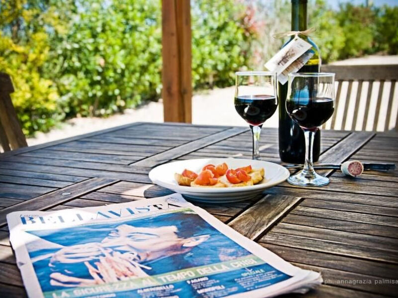 Kirschbaum Trullo, Entspannung und Essen und Wein