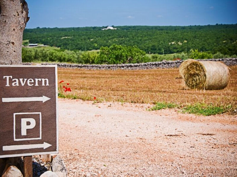Trullo degli Archi, Entspannung und Essen und Wein