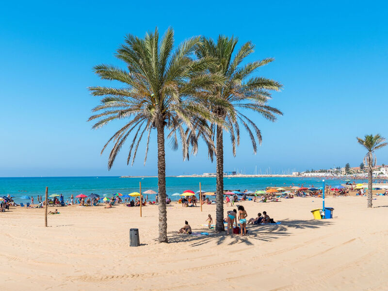 Talete, im Zentrum 40 m vom Strand entfernt