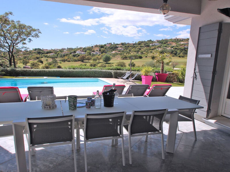 Vila 10 pers - Schwimmbad - Blick auf den Golfplatz - Sainte Maxime