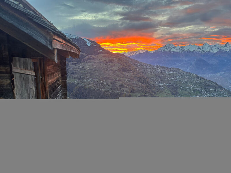 Alm Mayen im Wallis von 1904