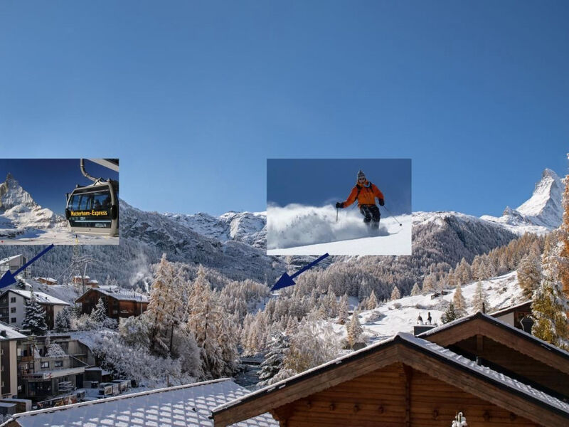 Penthouse Zen - Matterhornblick, 2 Min. vom Lift entfernt