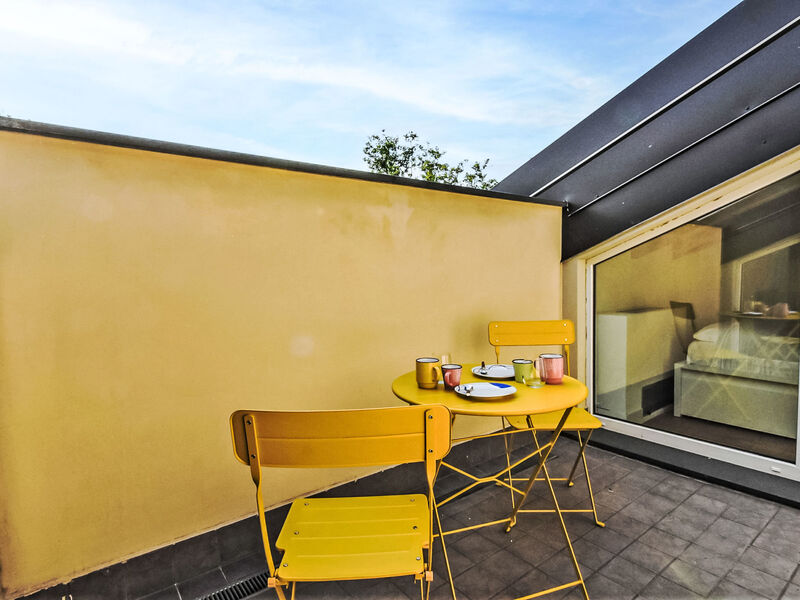 White Attic Terrace