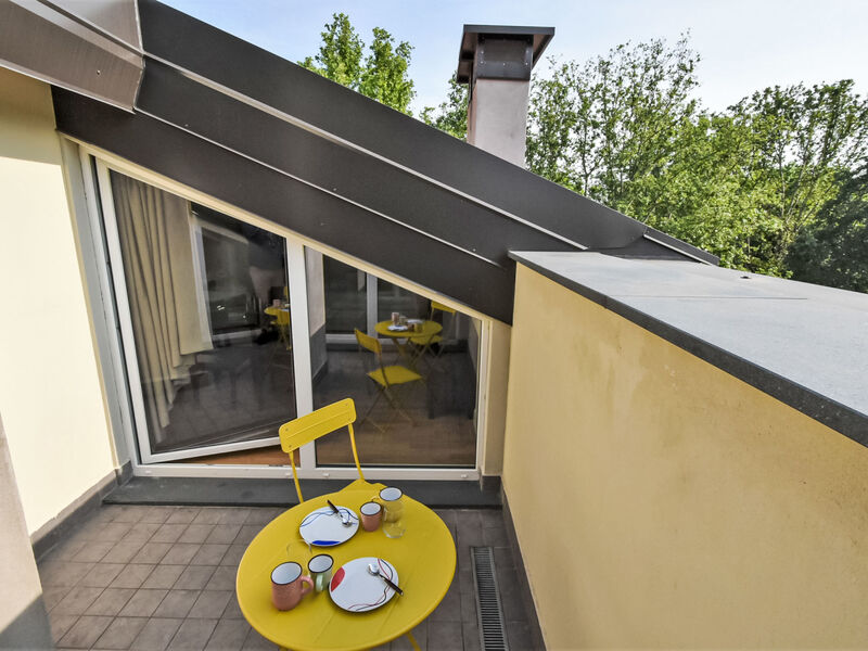 White Attic Terrace