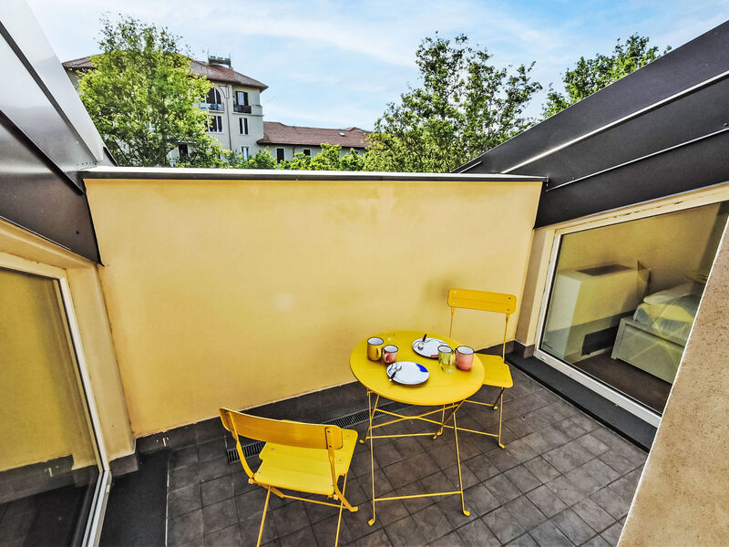 White Attic Terrace