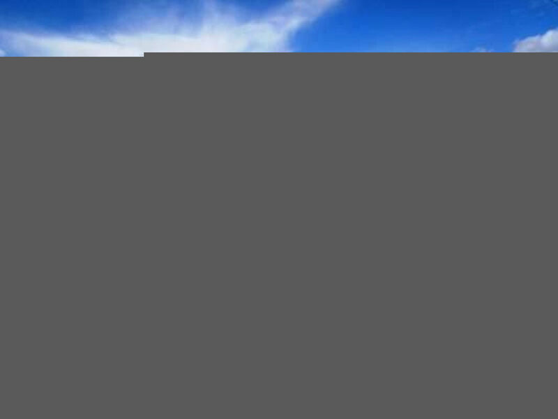 Flacher Sonnenaufgang