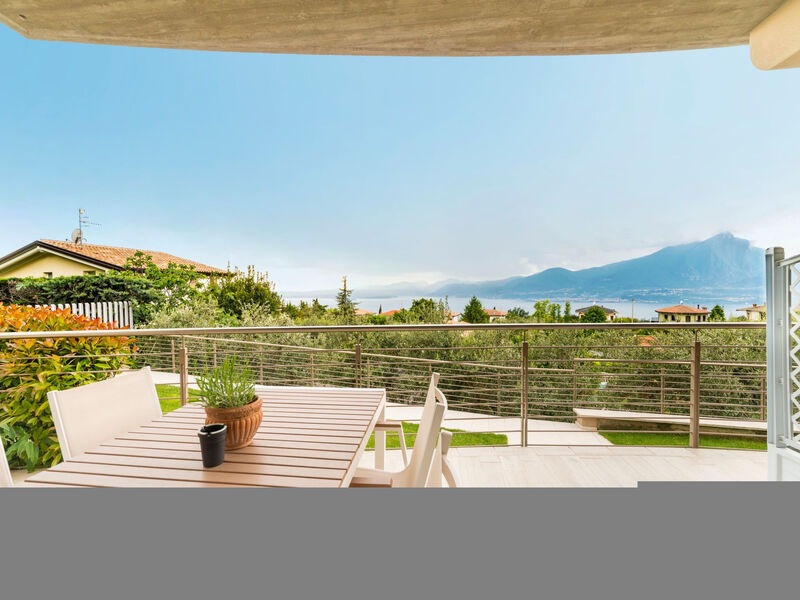 Flacher Sonnenaufgang