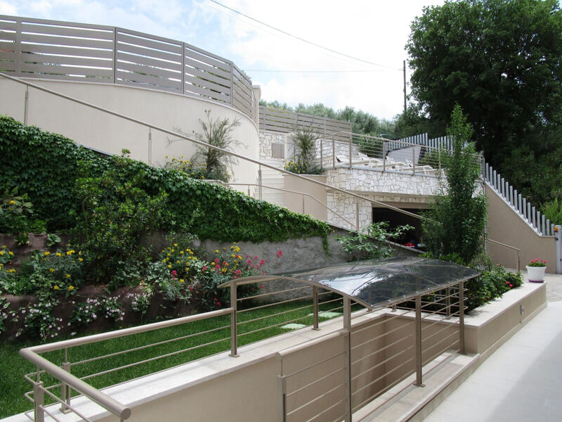 Flacher Sonnenaufgang