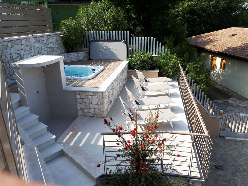 Flacher Sonnenaufgang