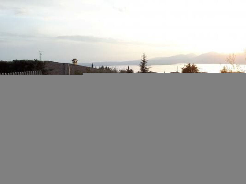 Flacher Sonnenaufgang