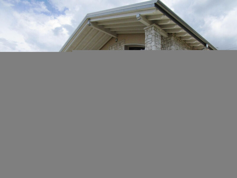 Flacher Sonnenuntergang