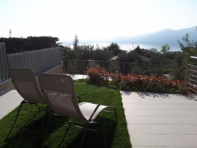 Flacher Sonnenuntergang