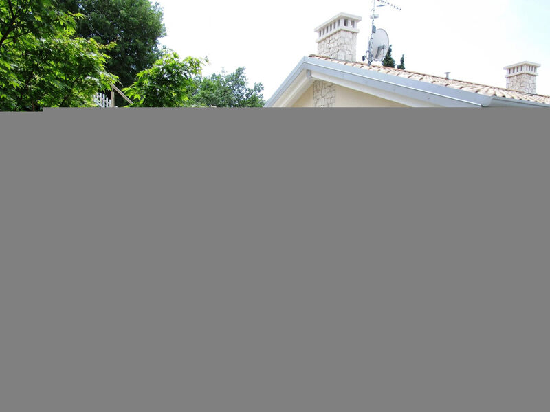 Flacher Sonnenuntergang