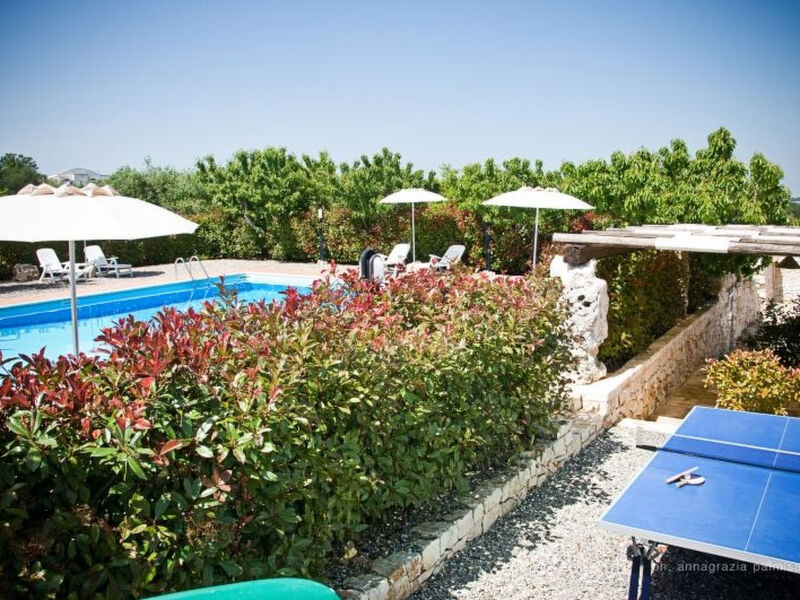 Kirschbaum Trullo, Entspannung und Essen und Wein
