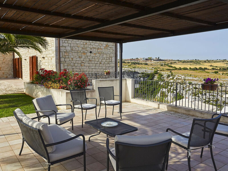 Komfortable Villa Castello - Blick auf Cava d'Ispica