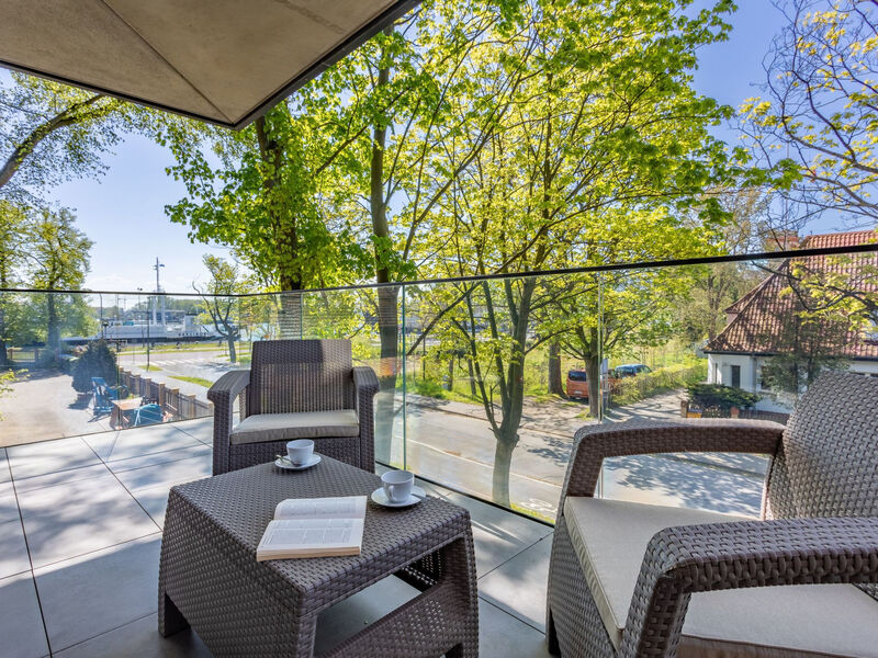 Apartmán Jachtowa direkt am Hafen von Usedom