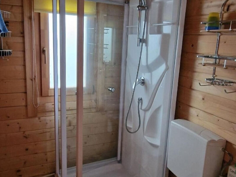 Chalet/ Blockhaus auf Camping