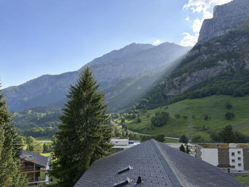 Residenz Darianne Leukerbad # 4-bed apartment, Dusche und Bad, WC