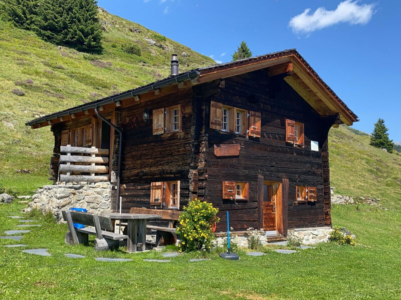 Alphütte Bielerhüs Appartement/Fewo, Dusche, WC 3 Zimmerwohnung, 4-Betten