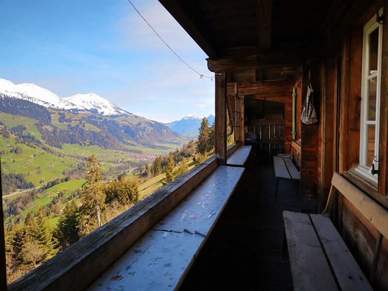 Weidhütte Wegscheide Hütte, Dusche, WC, 3 Schlafräume Wohnung 1. Stock