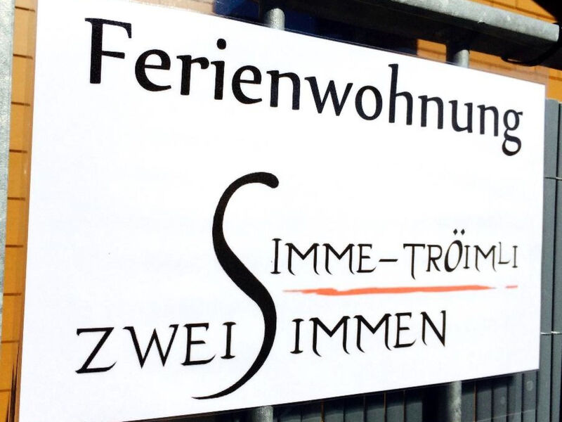 Simme-Tröimli Appartement/Fewo, Dusche, WC 4-Bettwohnung