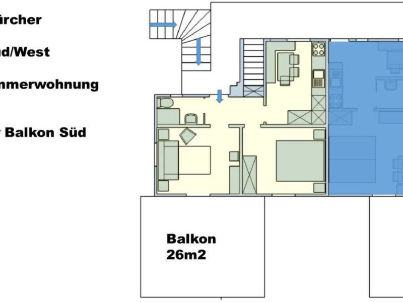 Bürcher Haus 1. Og S/W